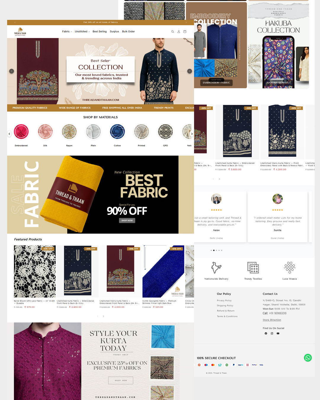 Shopify Store Design